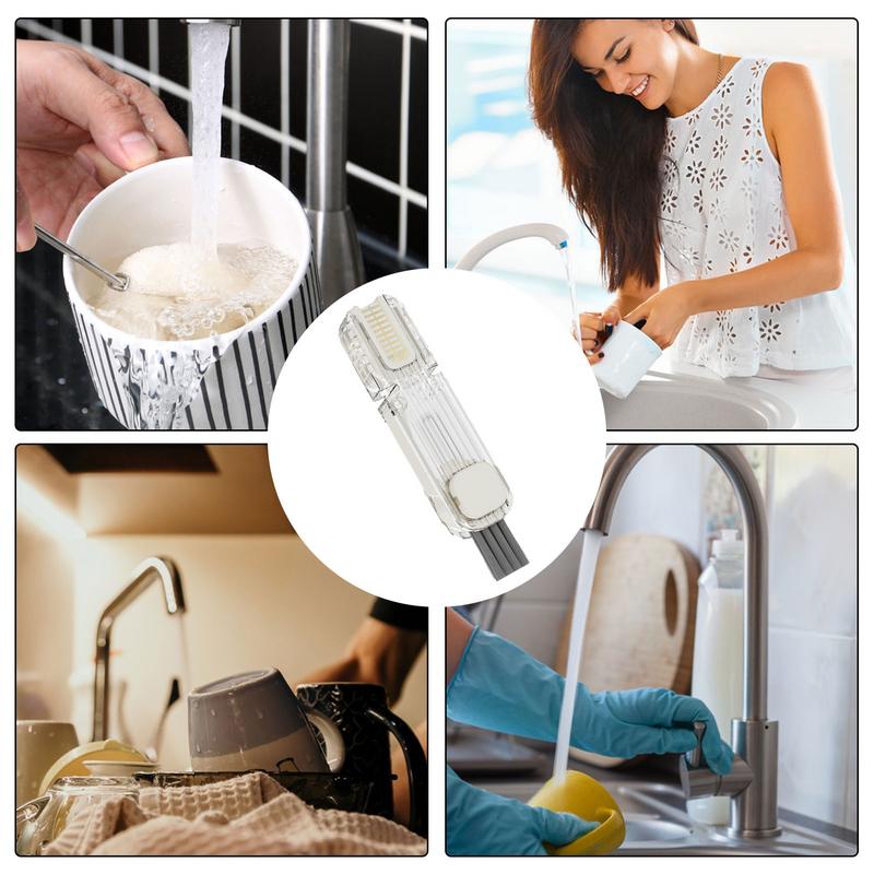 Becher deckel Reinigungs bürste 4-in-1 Tasse Deckel reiniger Wasser flaschen reiniger Bürste tragbare Spalt reinigungs werkzeuge Flaschen deckel reiniger für