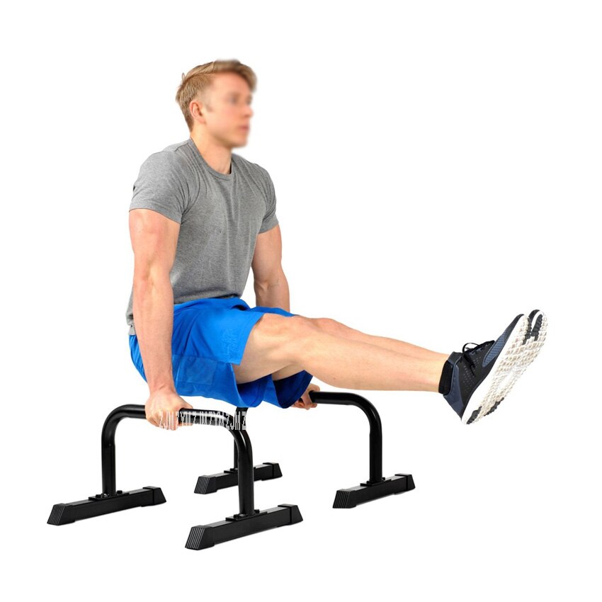QH013 Multifunctional Indoor Handstand Split Parallel Rod Outdoor Fitness I-Shaped Push-Up Support Stand Frame Square Pipe Foot