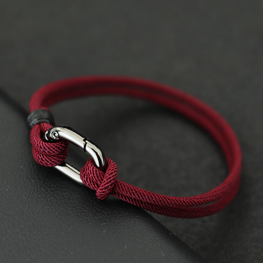 Noter Thin Thread Bracelet For Men Handmade Braided String Charm Braslet Outdoor Survival Braclet Stylish Knot Nautical Pulsera