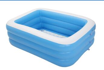 Nouvelle piscine gonflable adulte Double personnes piscine 3 couches piscine extérieure bébé baignoire eau jouer pour bébés: 1.96m