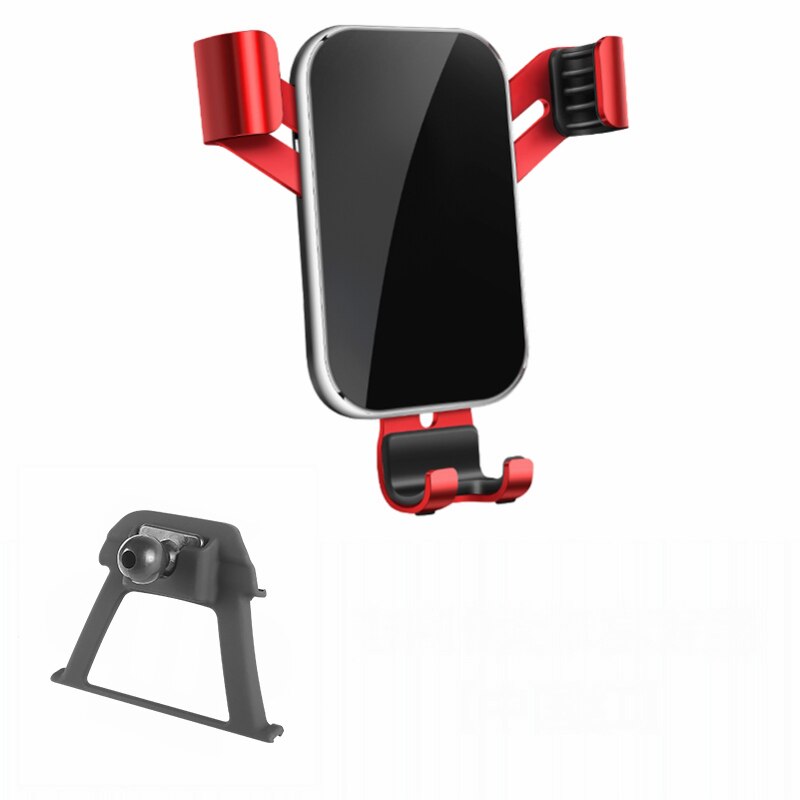 De atmosfeer auto dashboard telefoonhouder gps standaard voor geely boyue atlas auto styling accessoires: Rood