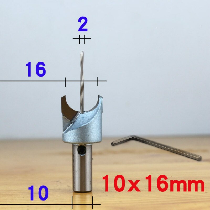 6mm-30mm Frees Frees Boeddha Kralen Ball Mes Houtbewerking Gereedschappen 10mm Schacht Houten Kralen boor Voor Fresas Para CNC: 10mm x 16mm