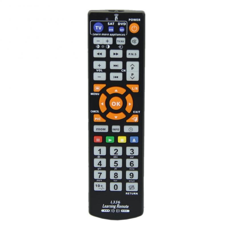 IR Universal L336 Smart Remote Control Controller With Learn Function For TV VCR CBL DVD SAT-T VCD CD HI-FI Consumer Electronics