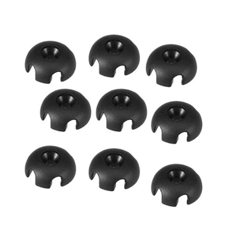 10 Stuks Deck Line Gids Ingelaste Ronde Out Pull Touw Gesp Montage Accessoires Voor Kajak Kano Boot Pull Touw Gesp