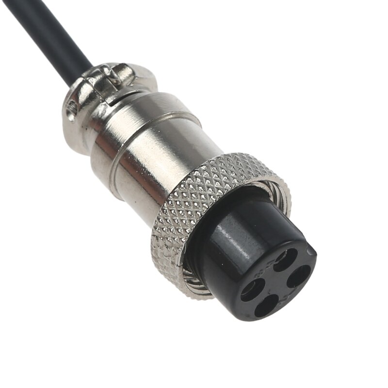Zwart Cb Microfoon 4 Pin Connector Mic Speaker Voor Cobra Voor Superstar Voor Uniden Voor Audioline Radio Te Vervangen dxac