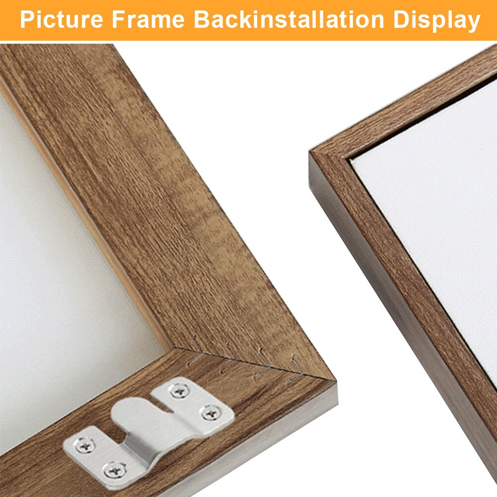 20pcs Interlocking Heavy Duty Flush Mount Bracket Display Painting Z Clip Picture Hanger Headboard Hardware Wall Stainless Steel