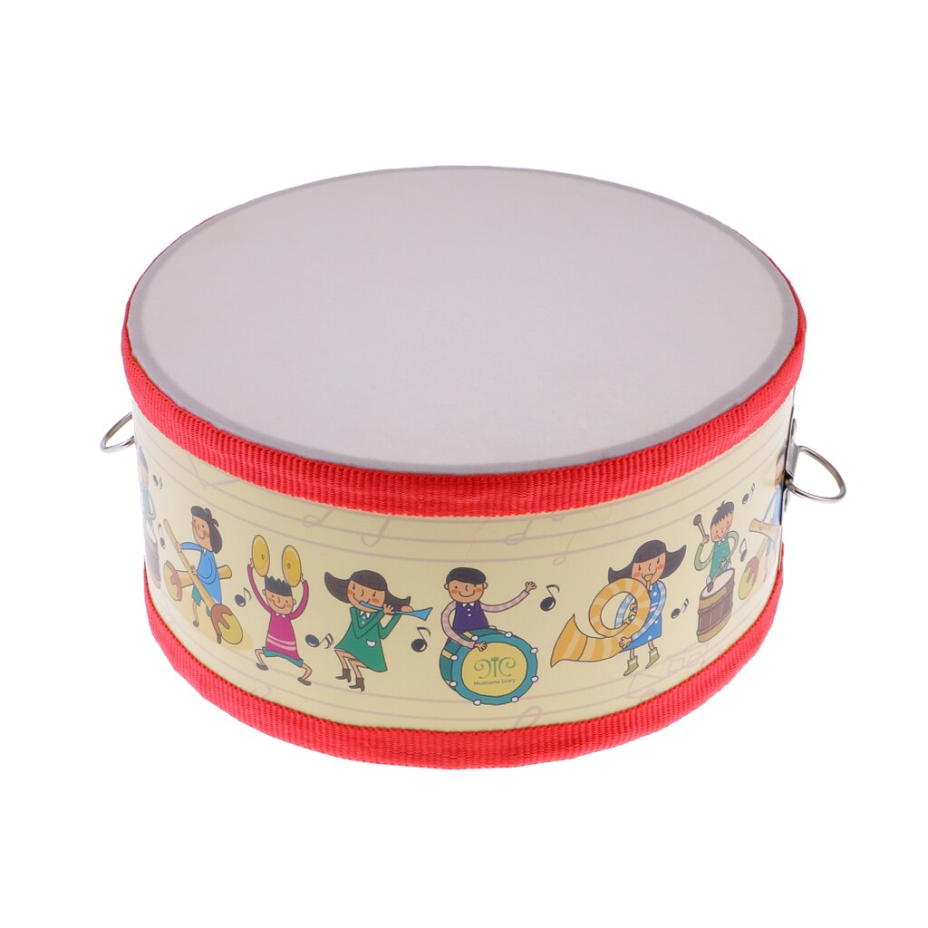 Children Hand Drum Tom Tom Marching Drum with Drumstick Strap 8inch