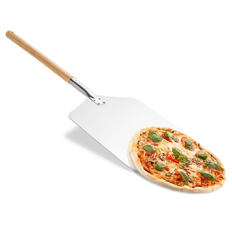 Pizza Schil Schop Met Houten Handvat Taart Schop Kaas Cutter Peels Lifter Tool Pizza Schop Bakken Gebak Gereedschap