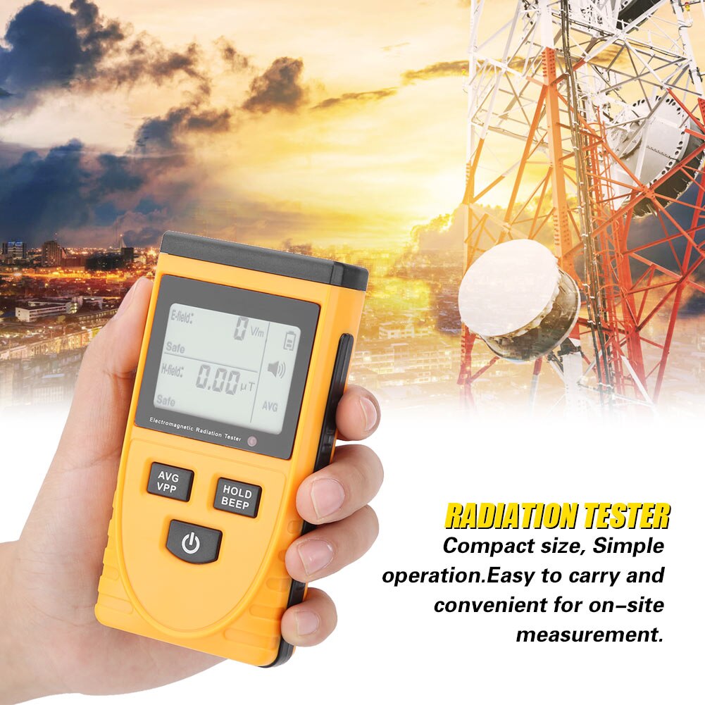 Dosímetro De Radiação Digital Emf Tester Para Sala De Distri | Frete grátis