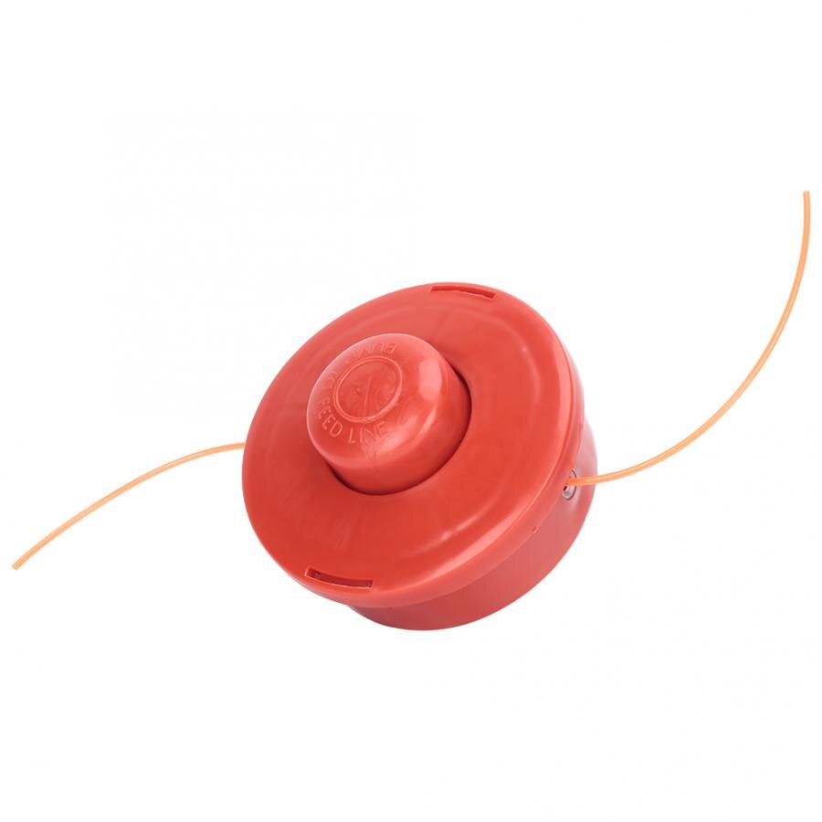 Universal Trimmer Head Bump Feed Line Line Spool Red Hardened Plastic Brush Cutter Accessories for Most Brush Cutters