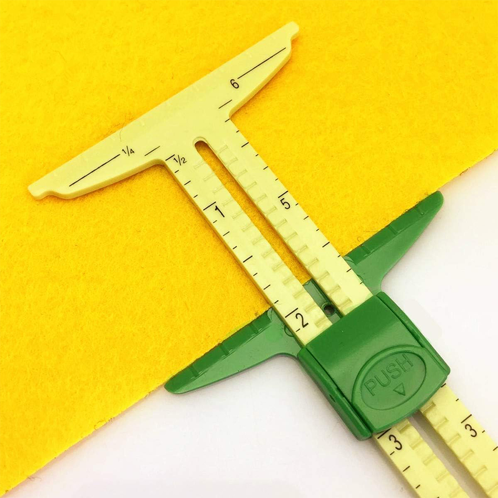 5-in-1 schuifmeter meetinstrument multifunctionele kunststof tekenliniaal huishoudelijke kleermaker patchwork liniaal naaiaccessoires