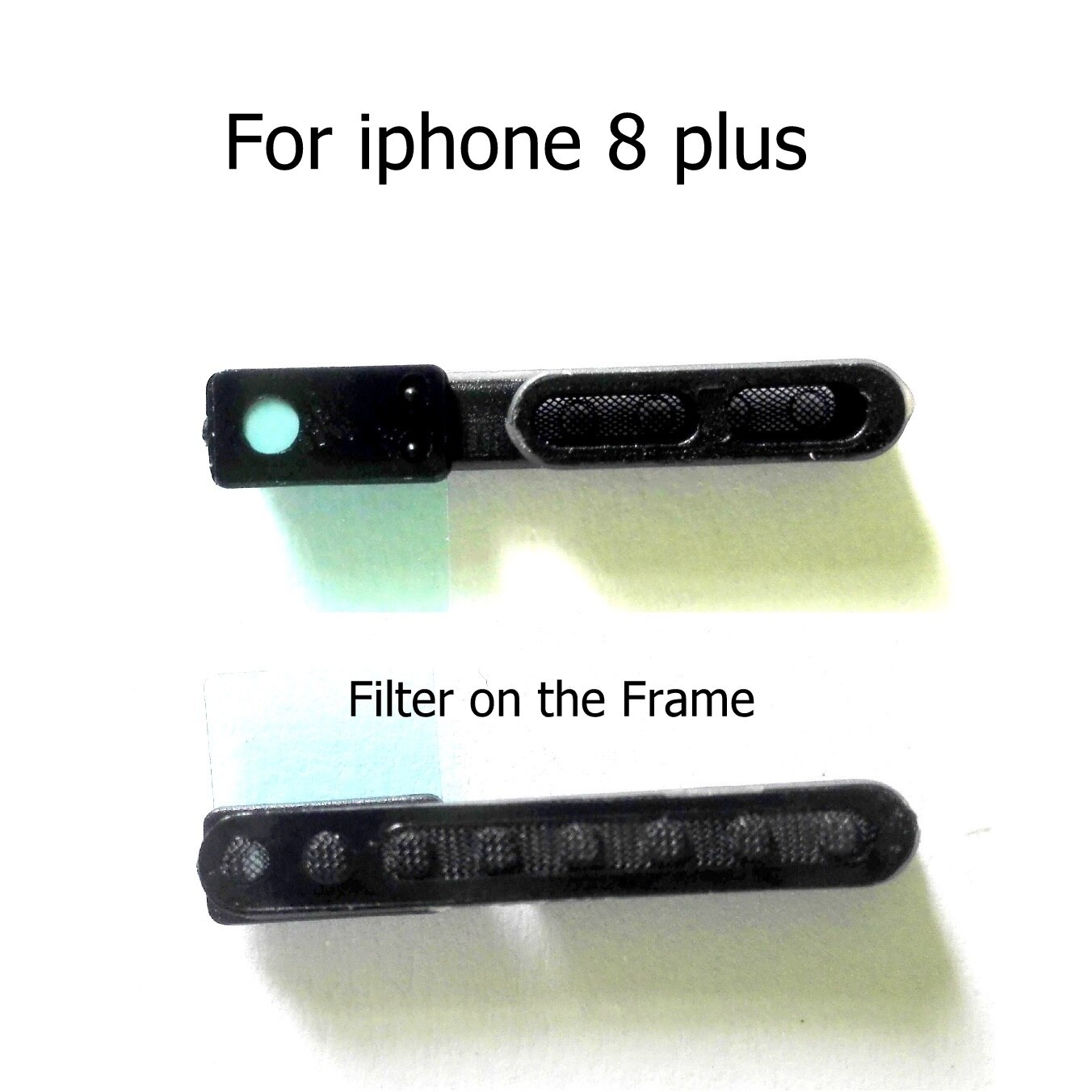 1 einstellen Klebstoff mikrofon Anti Staub Gittergewebe für iPhone 6 6s 7 8 Plus X MIC Staub-beweis Filter auf sterben rahmen mit 3M Kleber aufkleber: Pro iphone 8Plus