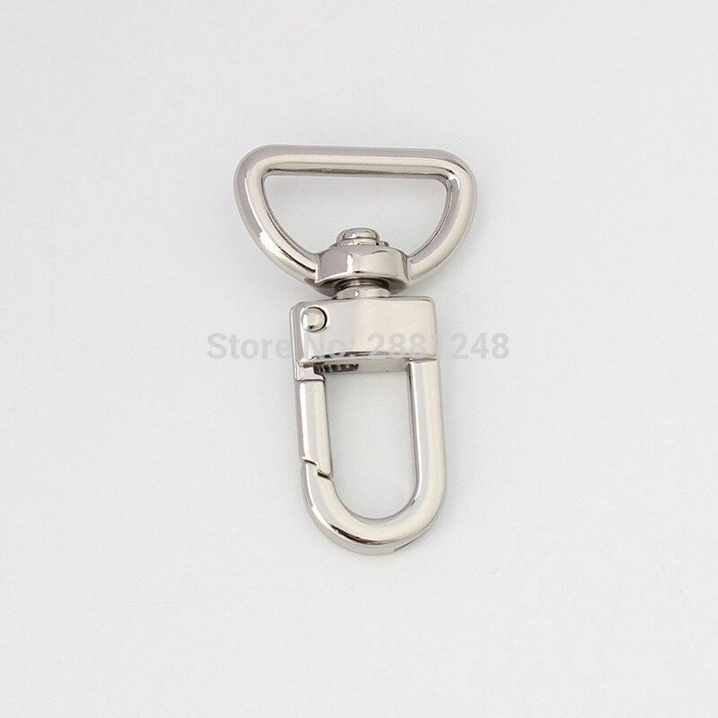 10-30pcs 20mm tone trigger snap hook clasp metal clip swivel dog leash purse parts making rainbow hardware: Silver / 30 pieces