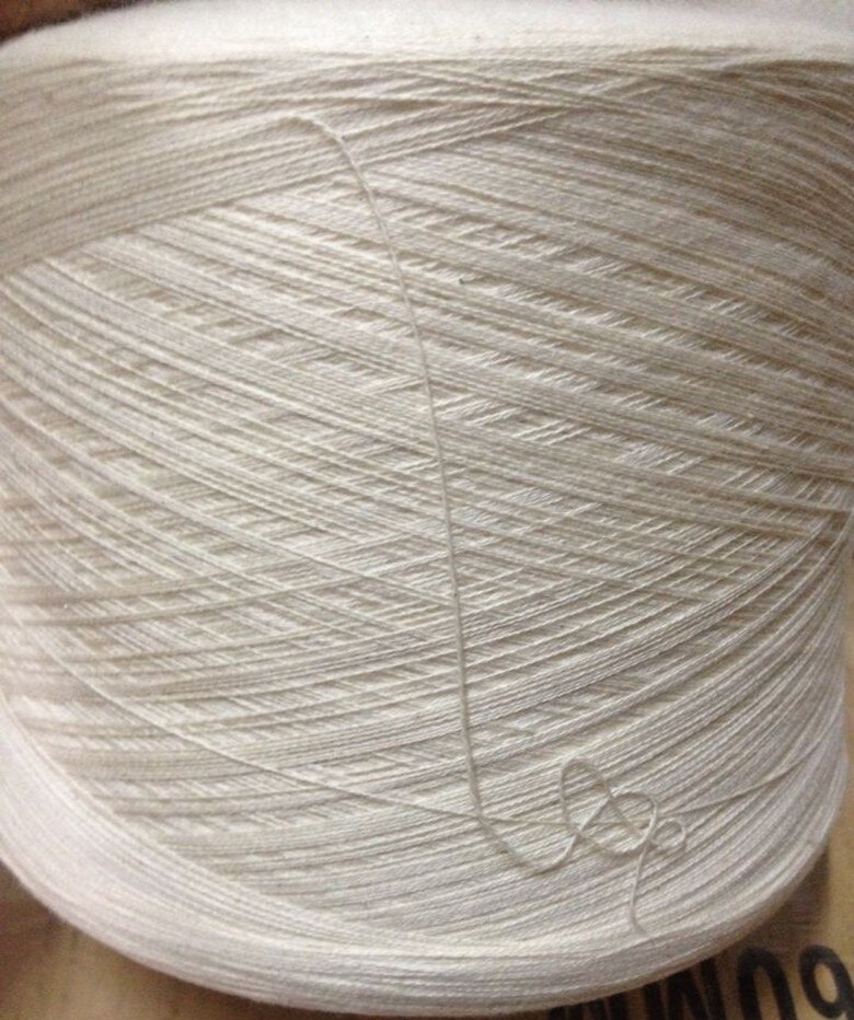 Sample Garen 100% Katoenen Garen Voor Naaien Weven Breien Of Kleren Draad 32 S/2 Natuurlijke Off White Gekamd milieuvriendelijke Gezonde