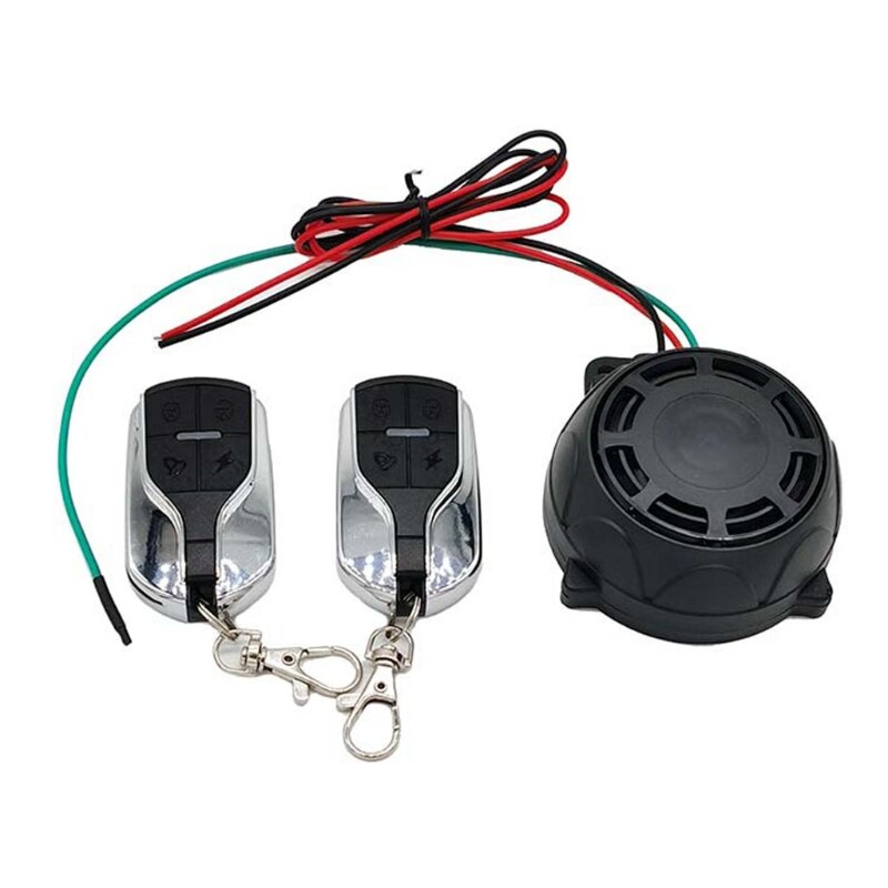 Motorrad Alarm Sicherheit System 12V Warnung Alarm Bausatz mit Dual Fernbedienung Diebstahl Schutz Zubehör