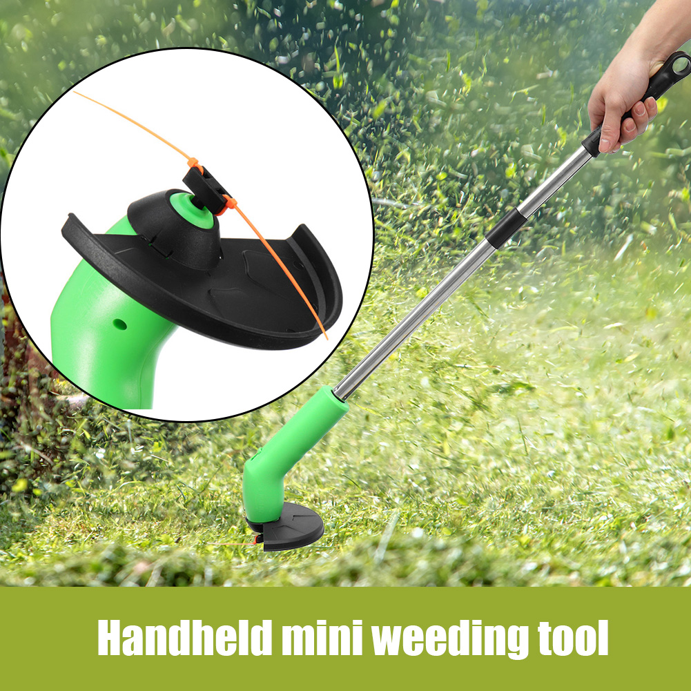Multifunctional Electric Grass Trimmer Portable Handheld Home Garden Tools String Cutter Pruning Mini Lawn Mower for Grass