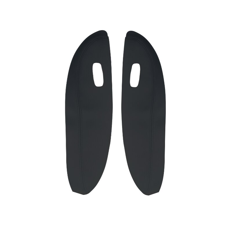 Couverture de porte accoudoir de voiture en cuir, garniture de panneau, pour Peugeot 307 2004 2005 2006 2007: Rear Black