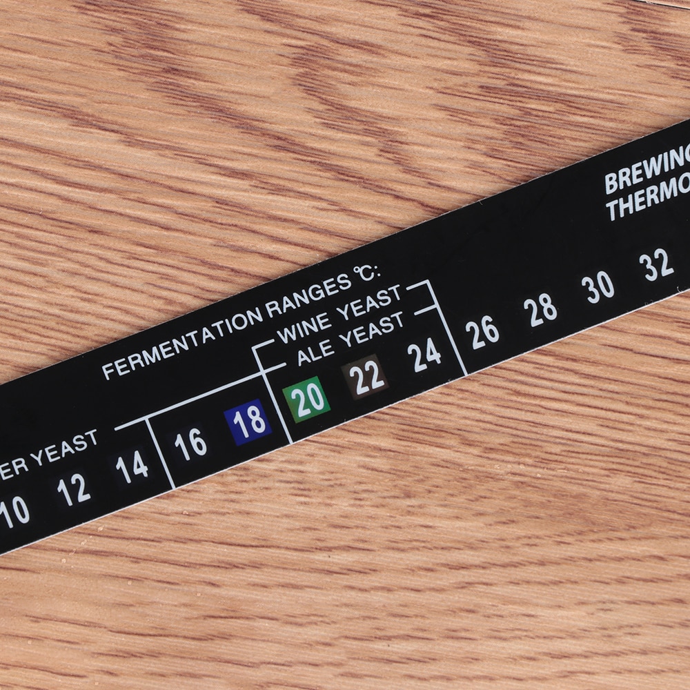 Fermentador Digital negro 2C a 36C, termómetro para pegatina de fermentación de cerveza, útil, herramienta de fermentación