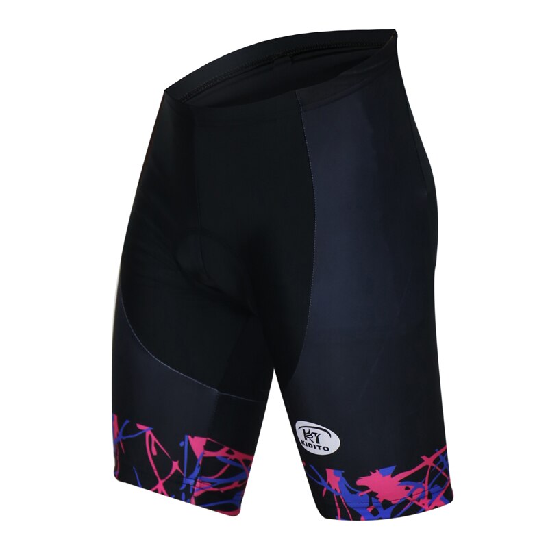 Kiditokt stötsäkra cykelbyxshorts med 3d gelvadderade sommarproffs cykelshorts coolmax mtb bib andas sport: Endast byxor / Xl