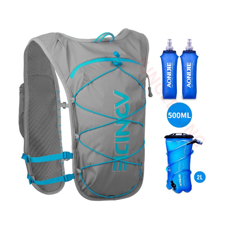 AONIJIE C9107 Outdoor Sports Cross-country Backpack 2L Water Bag Running Hydration Pack Rucksack Vest Bag For 68cm - 130cm Chest