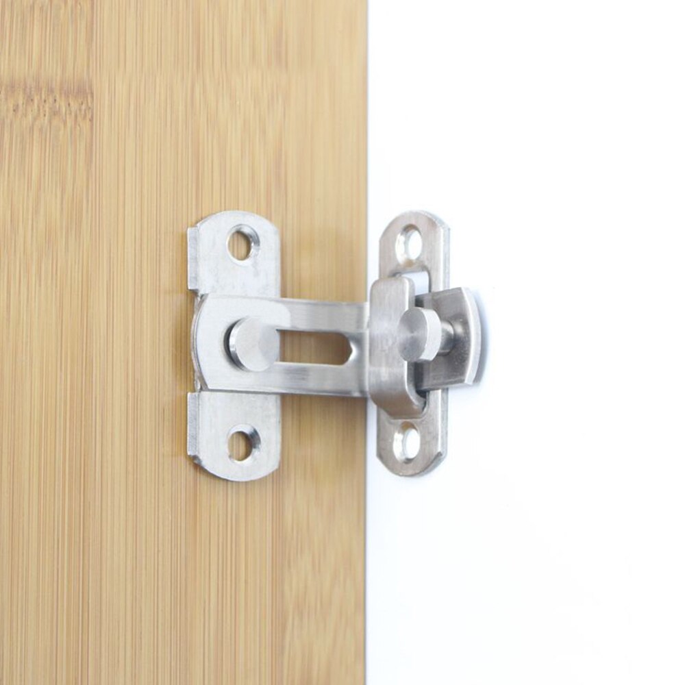 Stainless Steel Door Lock Bolt Catch Latch Slide For Bathroom Toilet Bedroom