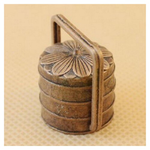 Poppen Huis Miniatuur 1: 12th Schaal Ronde Voedsel Container