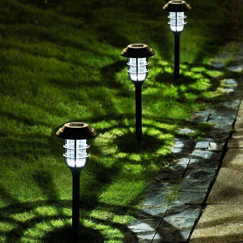 Luces de jardín impermeables para exteriores, farolas de césped