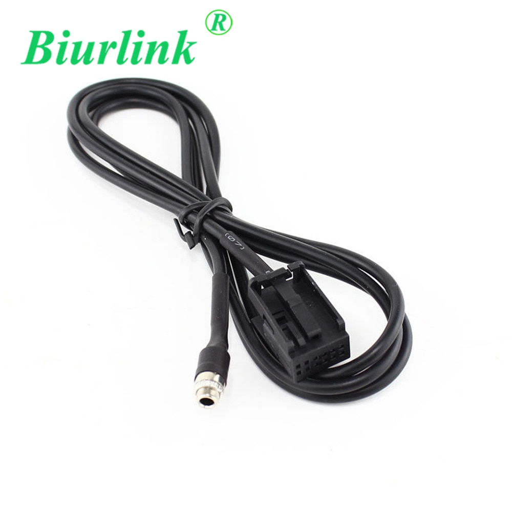 Biurlink 12Pin Aux Input Adapter Kabel voor Ford Focus Mondeo 6000 CD