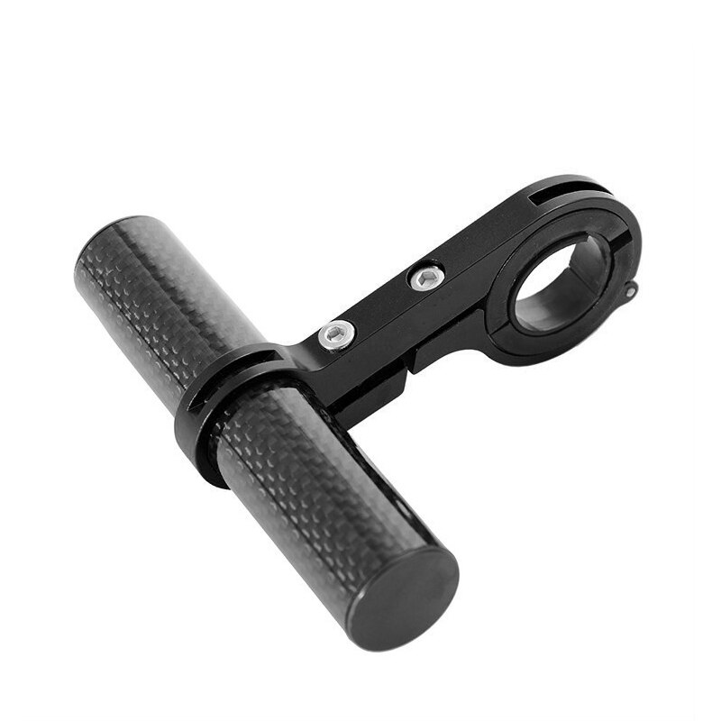 10-15Cm Fietsstuur Uitgebreide Bike Aluminium Frame Extender Mount Houder Koplamp Lamp Zaklamp Houder Accessoires: 10cm black