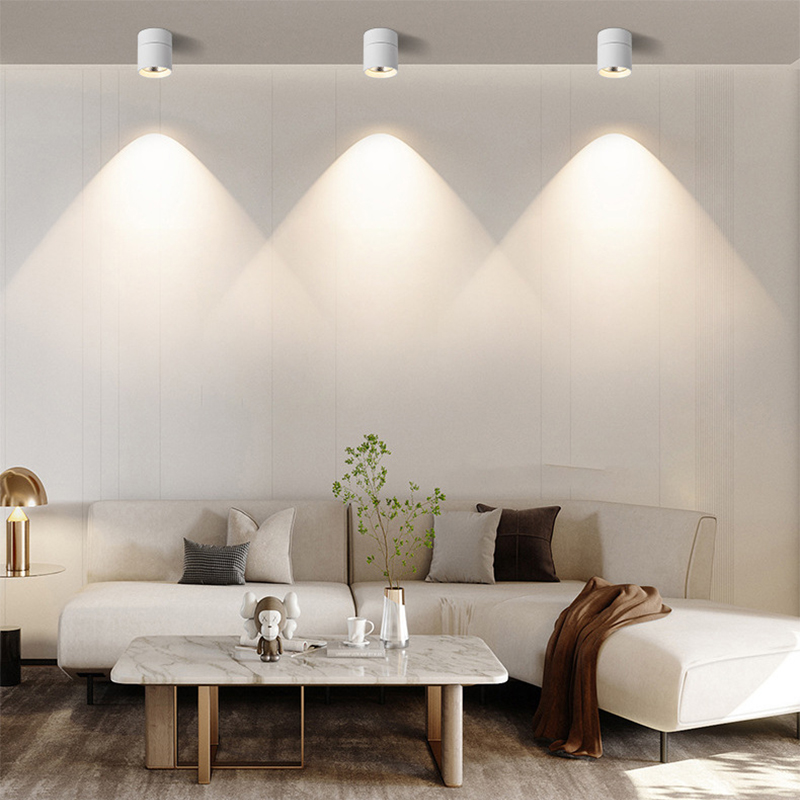 Lámparas de techo LED empotradas, foco plegable, decoración de habitación, accesorios de dormitorio, luces brillantes, decoración de pasillo, electrodoméstico