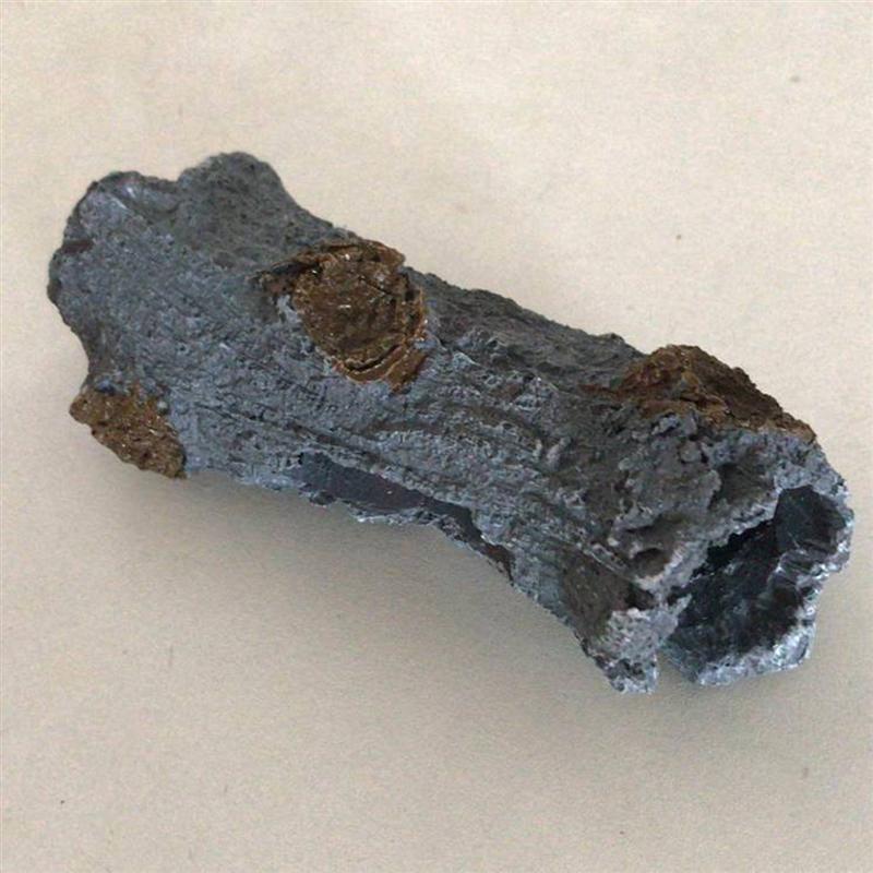 1 Pc Hidden Hollow Tree Simulation Resin Portable Trunk Tree with Holes Hollow Tree Hideouts Decors for Pond Aquarium Fish Tank
