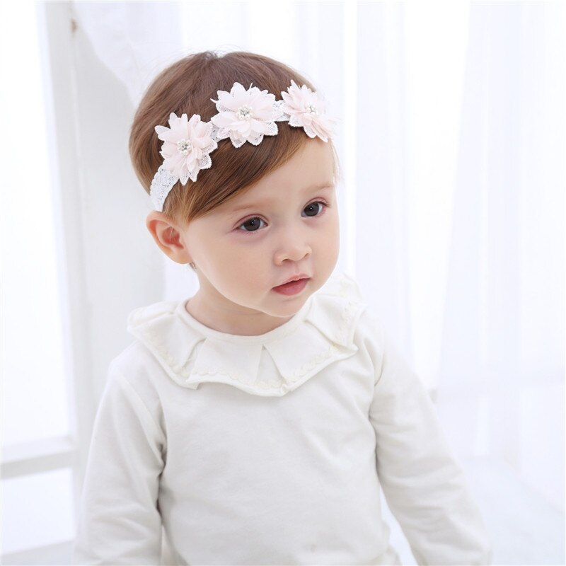 Baby Girls Kids Headbands Turban Newborn Hairband Baby Headband Flower Girls Pink Ribbon Hair Bands Hair Accessories Jewelry