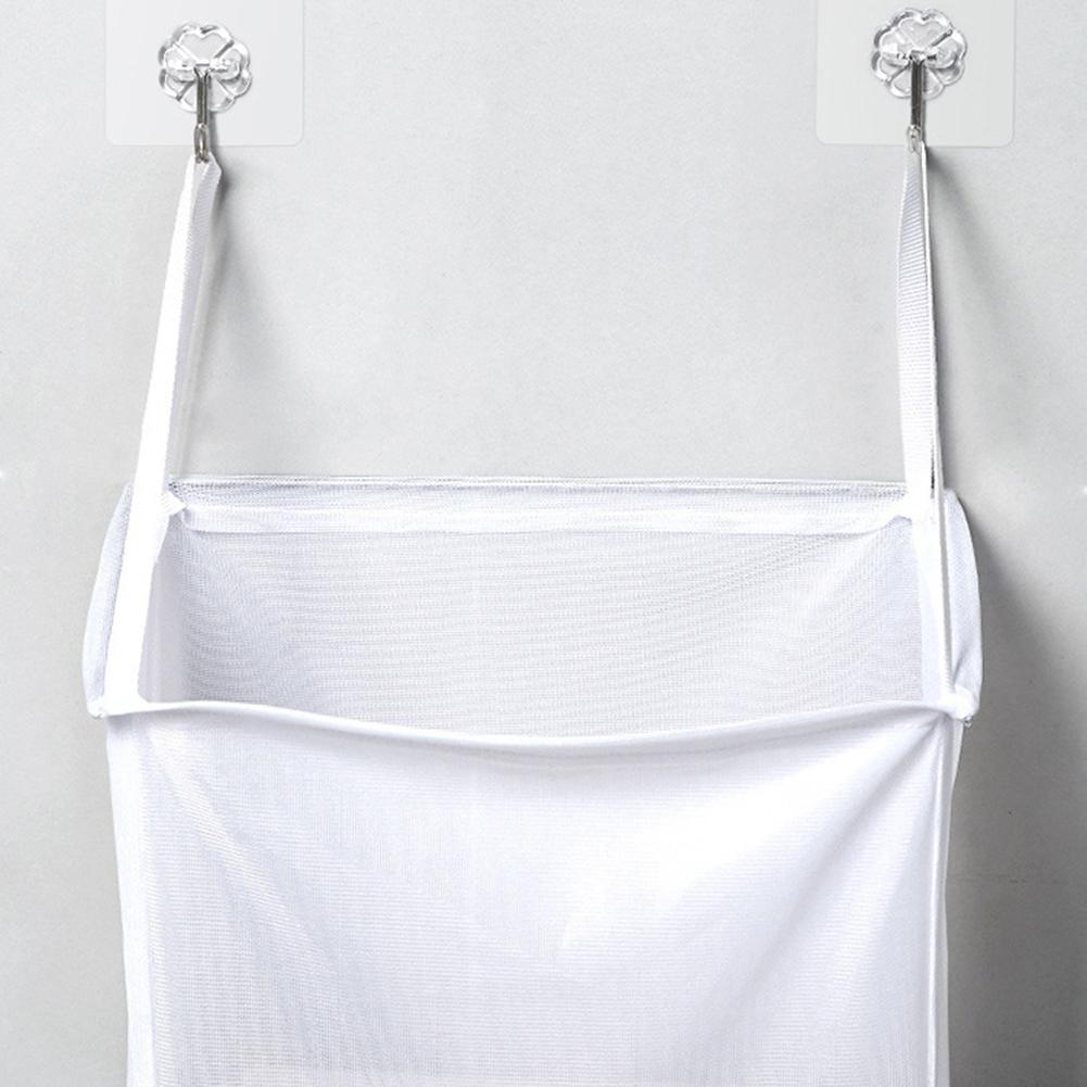Portable Wall Hanging Laundry Basket Underwear Socks Barrel Bucket Clothing Storage Bag Foldable Bathroom Laundry Organizer