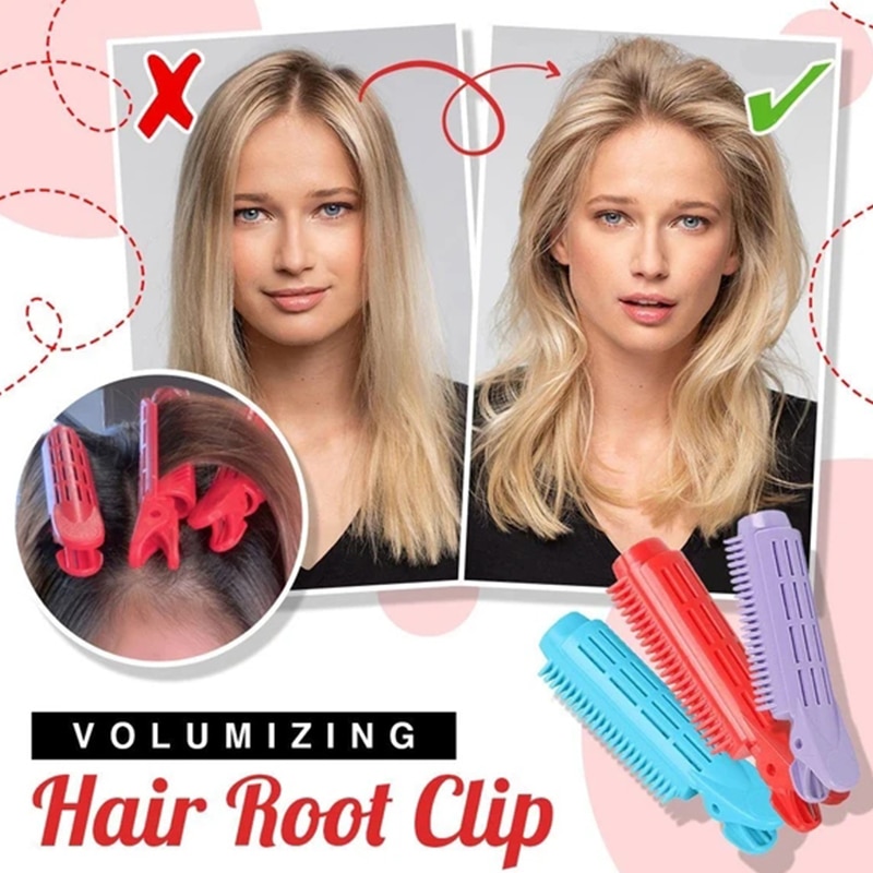 Volumizing Hair Root Clip Hair Curler Clips Clamps Roots Perm Rods Styling Rollers Natural Hair Styling Clip
