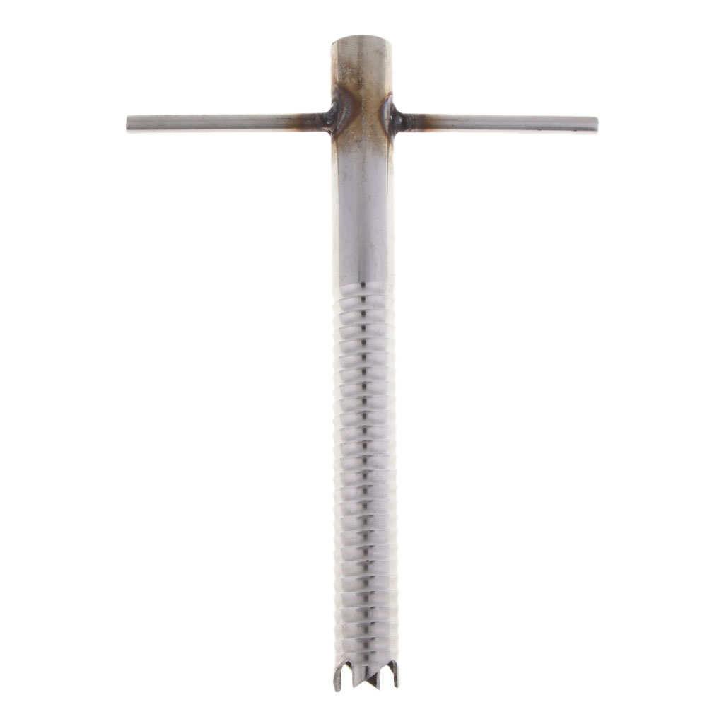 Portable Stainless Steel Tent Drill Ice Auger Drill Camping Accessories