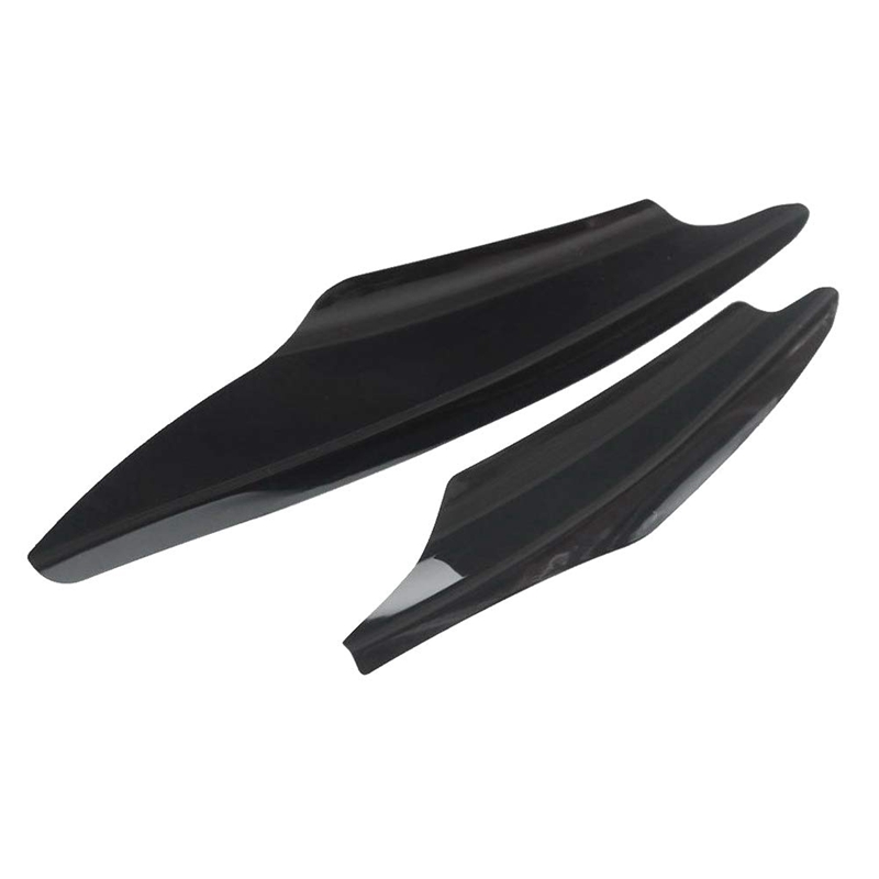 4 pièces pare-chocs avant Canards séparateur corps diffuseur ailettes corps Spoiler Canard universel pour toute voiture