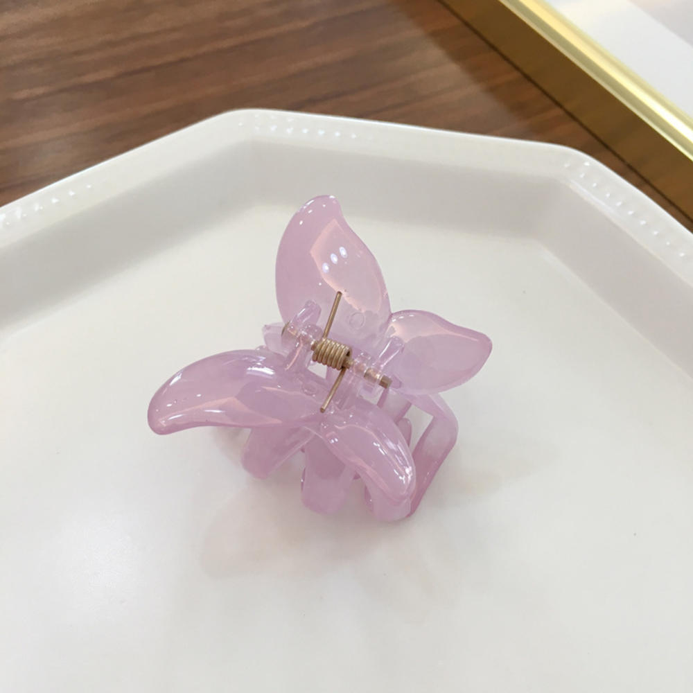 Acetaat Hars Haar Klauw Vlinder Haarspeld Clip Vrouwen Meisjes Zoete Fee Gradiënt Tie-Dye Haar Klauw Styling Gereedschap Barrette: 6