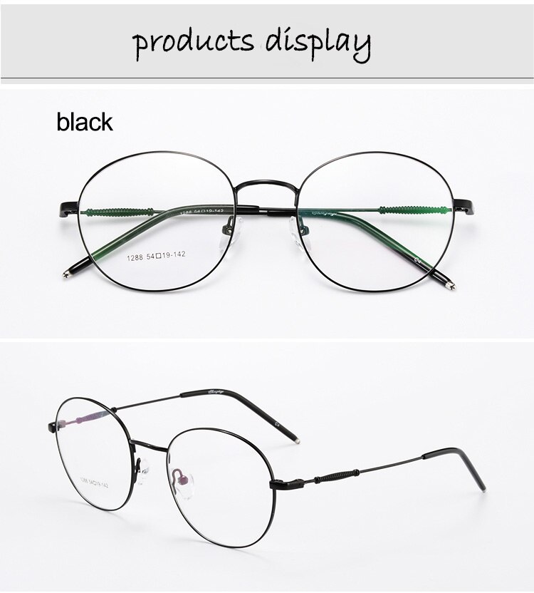 QianJ Anti-Blue Rays Spectacle Frame Men Women Eyeglasses Opitcal Computer Gaming Eye Glasses Clear Lens For Male Female Eyewear: Black