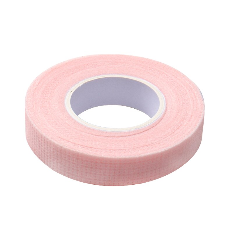 1 PC nastro per ciglia in tessuto non tessuto con fori cuscinetti per occhi traspiranti carta per ciglia finte toppa per donne strumenti per il trucco: Colore rosa