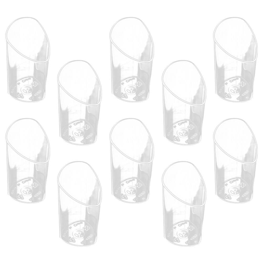 20pcs Jelly Pudding Mousse Cups Fruit Dessert Yogurt Cups Kitchen Yogurt Cups (White)