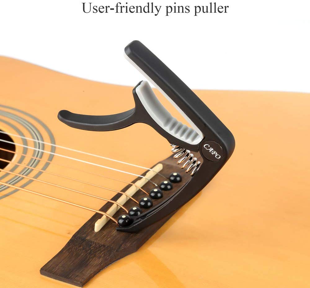 Gitaar Capo voor 6-Snarige Akoestische en Elektrische Gitaar Quick Release Capo voor Gitaren Ukulele Bas Mandoline Banjo Capo