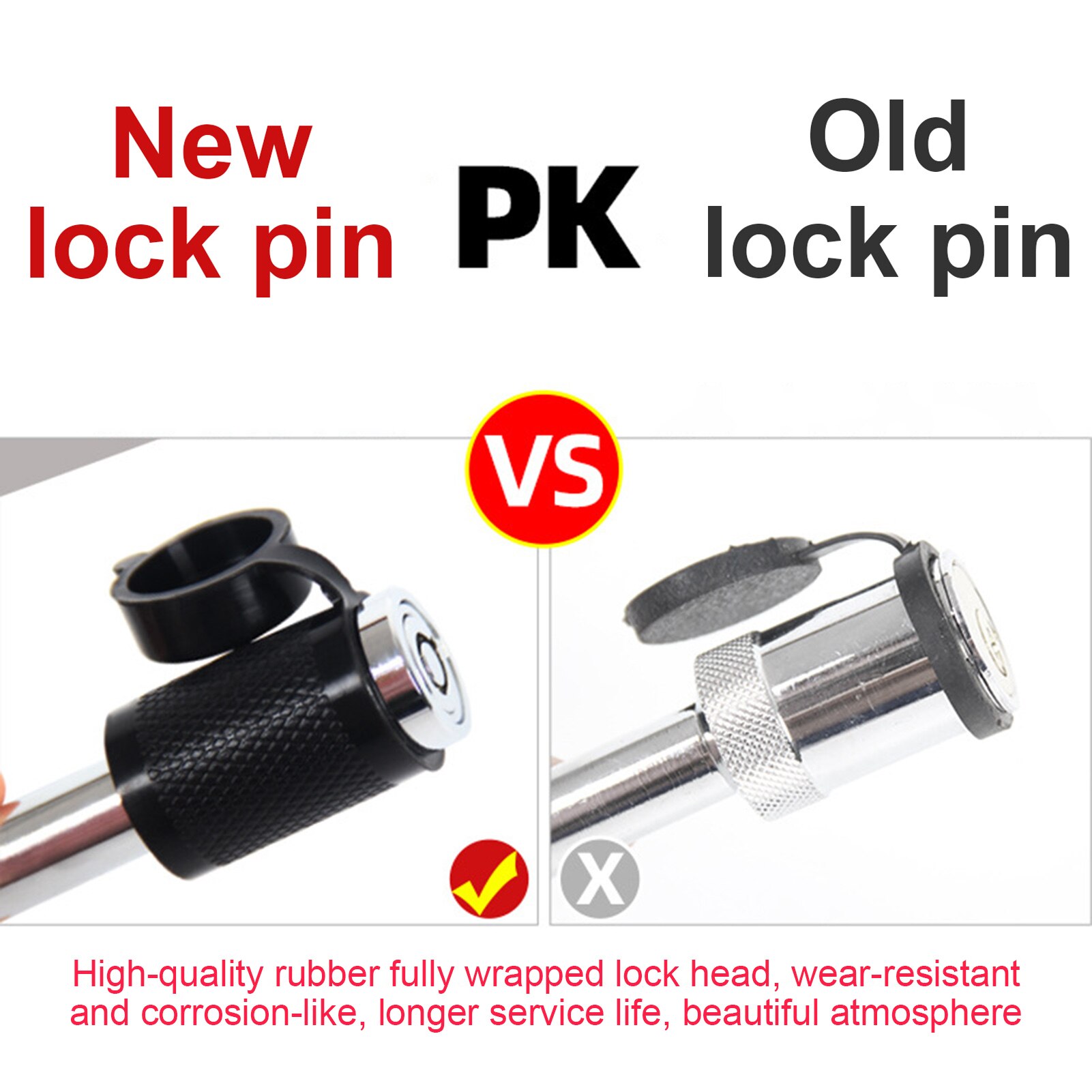 Auto Trekhaak Met Sleutels Zware Trekhaak Lock Pin Verbeterde Anti-Diefstal Auto Trekhaak Tool auto Tool Accessoires