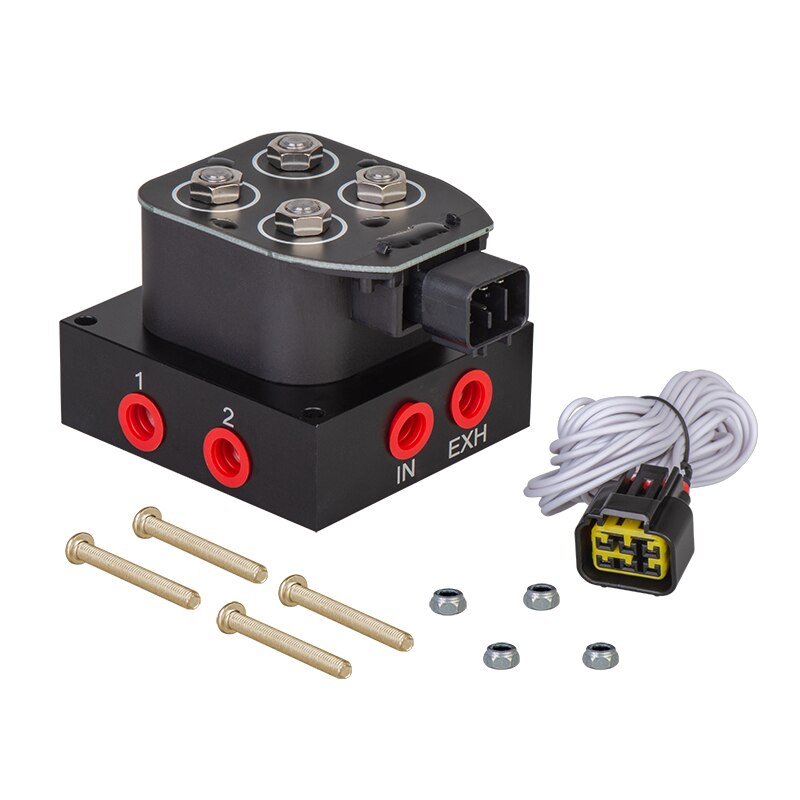Electrovanne de Suspension pneumatique de 12V, contrôle de l&#39;amortisseur pneumatique, kit d&#39;électrovanne VU2 de 0 à 300psi