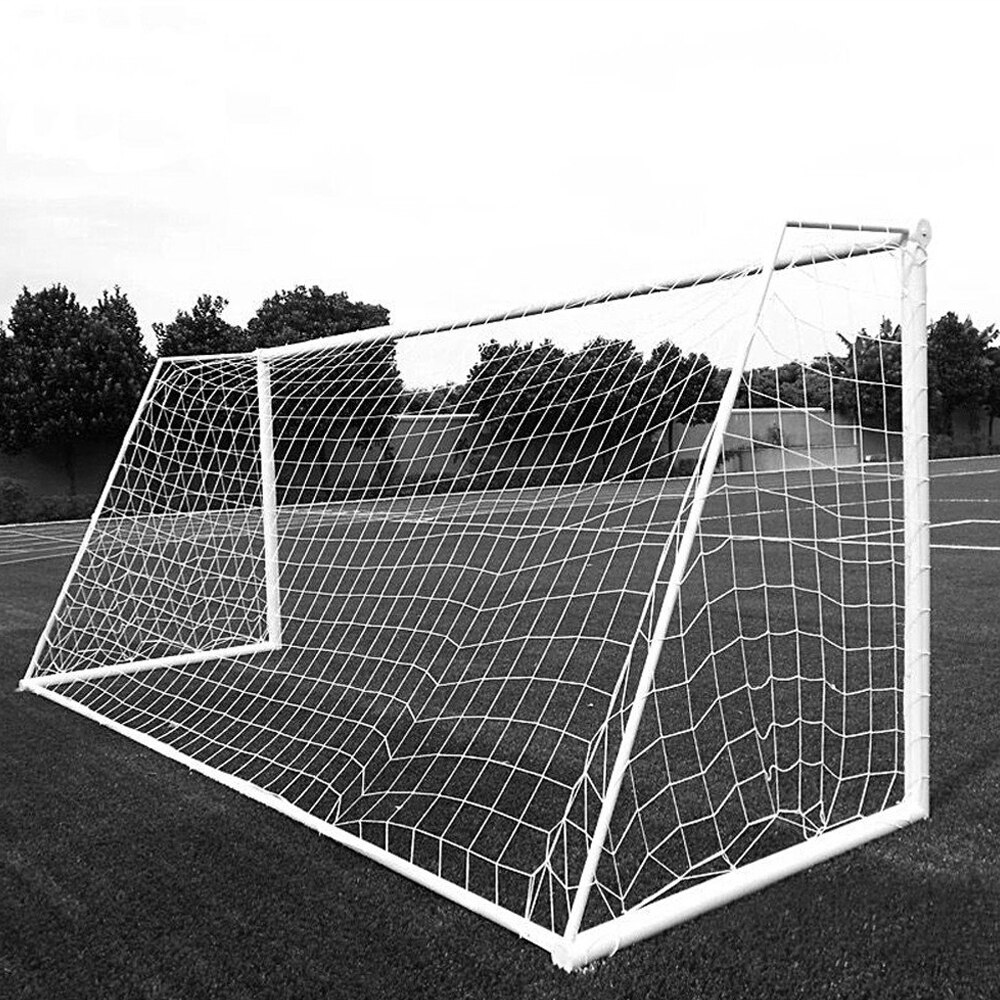 7 størrelse fodboldmål net fodbold målstolpe net holdbart til sportstræningskamp 1.8m x 1.2m 3m x 2m 3.6 mx 1.8m