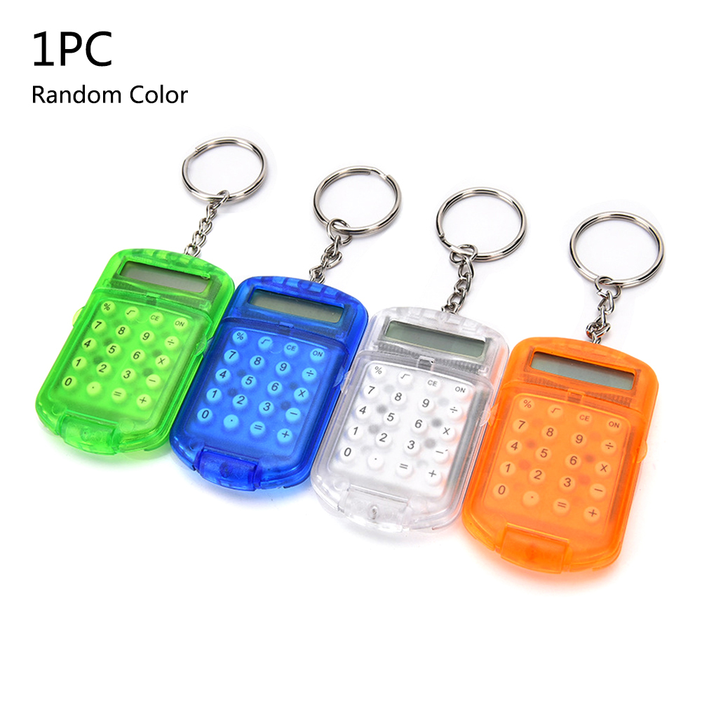 Calculator 1 pcs Keychain Pocket Mini Calculators School Office Company Calculator Accounting Tool: Default Title