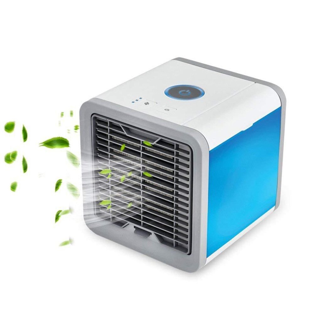 7 lichte usb mini draagbare airconditioner luchtkoeler ventilator desktop ruimtekoeler persoonlijke ruimte luchtkoeler ventilator voor kamer thuis