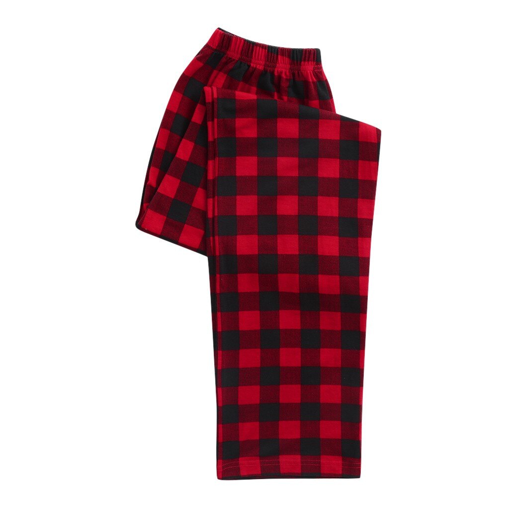 Jul män pyjamas set pappa tryck blus toppar och byxor jul familj kläder nattkläder vinter pijamas navidad hombre