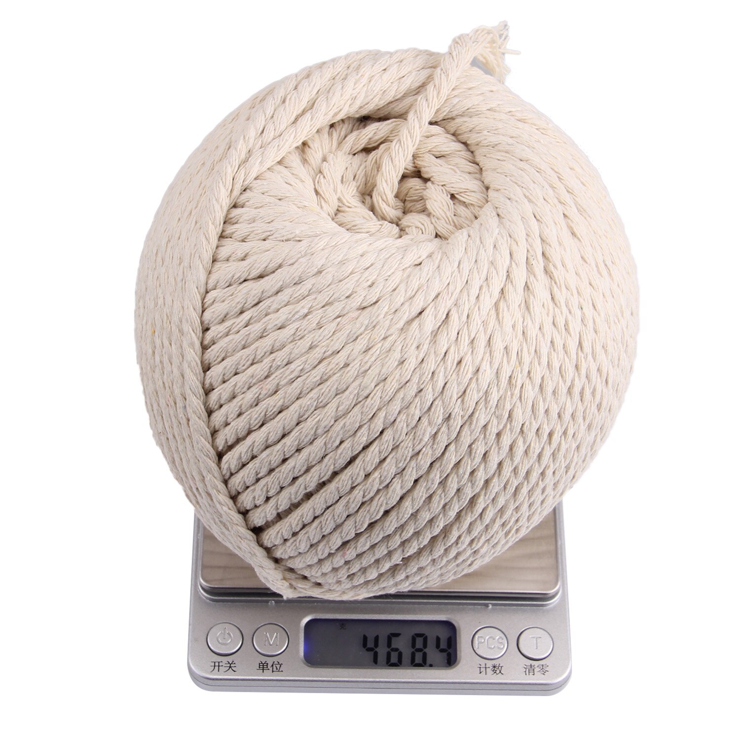 1 Roll Cotton String Macrame Cord Rope Bakers Twines for Dream Catcher Dreamcatchers Baking DIY Crafts Christmas 4mm 87yd