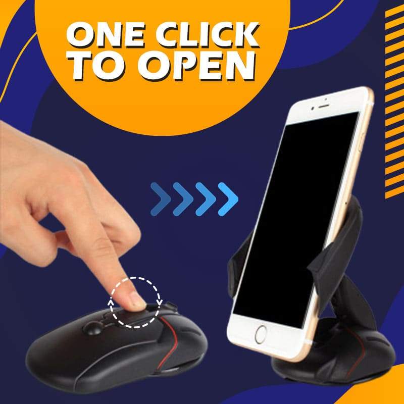 1Pcs Een Klik Auto Bracket Universele Auto Telefoon Houder Strip Vorm Houder Stand Voor Iphone Samsung Xiaomi gps Car Mount