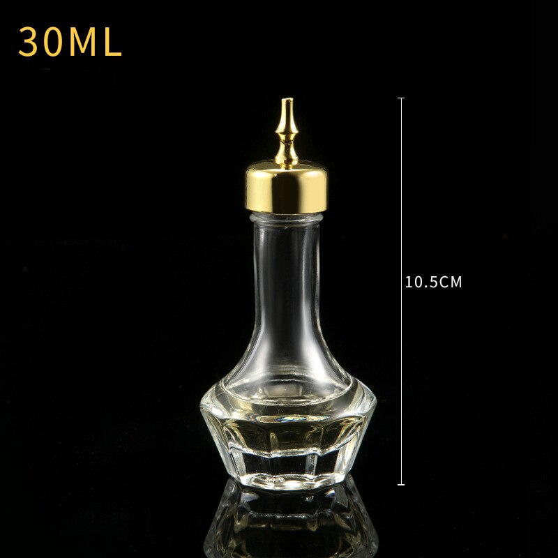Bitters-botella de vidrio para cóctel, herramientas para barman, 30ml/50ml: Golden cover 30ml